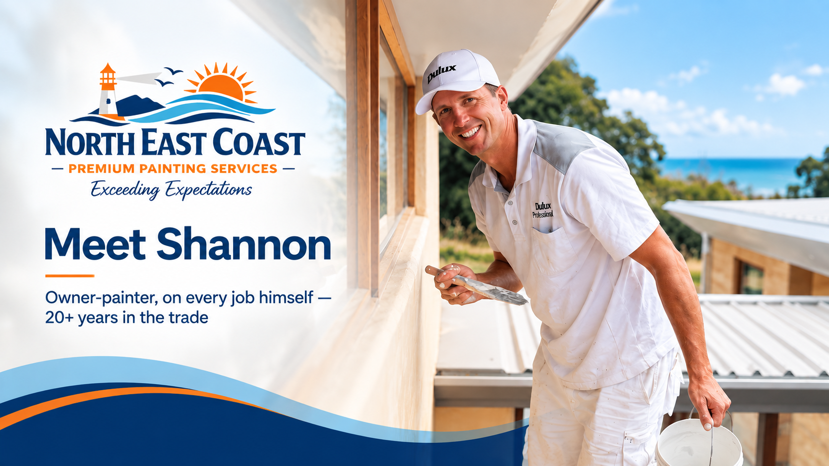 Meet Shannon, owner-painter at North East Coast Painting