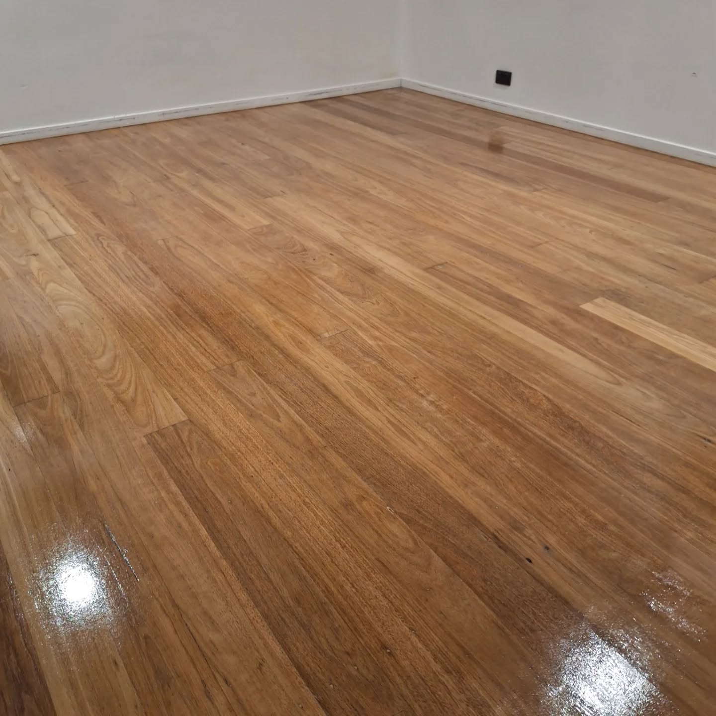 Timber floor after